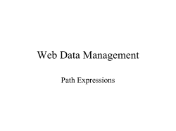 Path Expressions