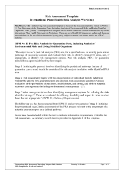 Template PRA session RA Workshop V1 Oct05