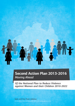 Second Action Plan 2013-2016 - Department of Social Services