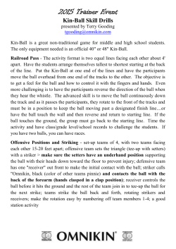 Kin-Ball Skill Drills
