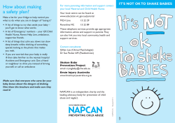 It`s NOt OK tO shaKe BaBIes