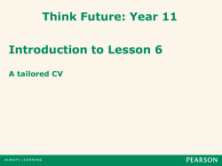 PowerPoint 6.1: Introduction to Lesson 6