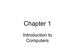 Chapter one