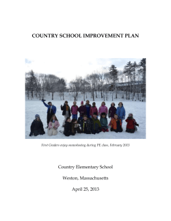 II. Meetings - Weston Public Schools