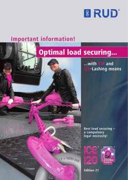 Optimal load securing