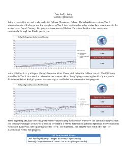 Case Study 2 &ndash; Kathy