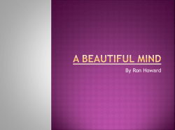 A Beautiful Mind - Kierstead`s St. Andrew`s Web Page