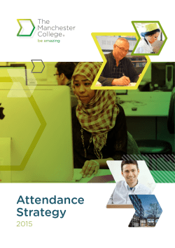 Attendance Strategy - The Manchester College
