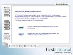 A ModelScheme Demonstration can be accessed by
