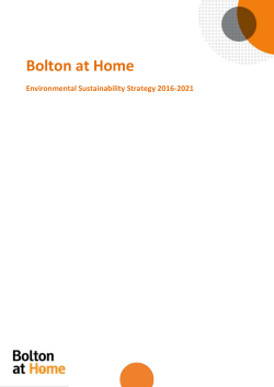 Environmental sustainable strategy 2016 - 21