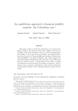An equilibrium approach to financial stability analysis