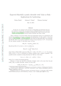 Expected Shortfall is jointly elicitable with Value at Risk