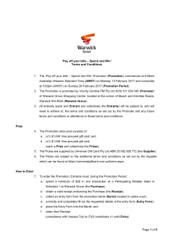 Page 1 of 5 `Pay off your bills &ndash; Spend and Win` Terms and