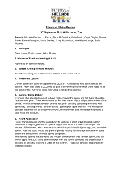 Pippa has kindly agreed to host a &ldquo;Carols by Candlelight&rdquo; event at