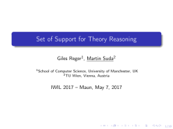 Set of Support for Theory Reasoning