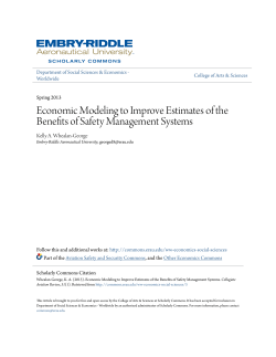 Economic Modeling to Improve Estimates of the Benefits of Safety