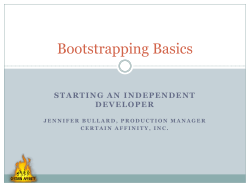 GDC Austin/Online 2009 Business Managing Your