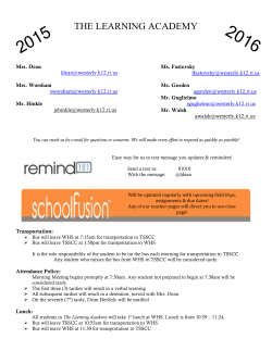 Syllabus for 2015 2016