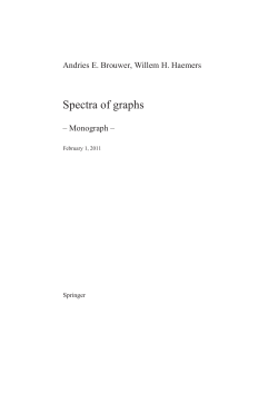 Spectra of graphs