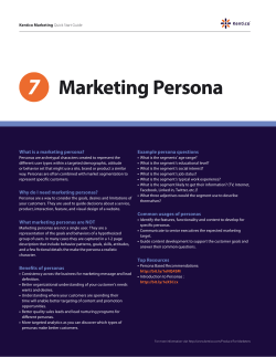 7 Marketing Persona