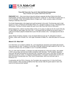 About U.S. Kids Golf