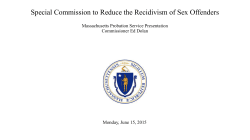 Massachusetts Probation Service Presentation