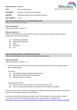 Assessment Task 2: Unit 1C