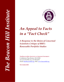 An Appeal to Facts in a *Fact Check