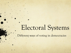 Unit 4 - Voting Systems