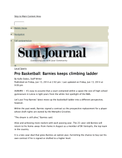 Pro Basketball: Barnies keeps climbing ladder