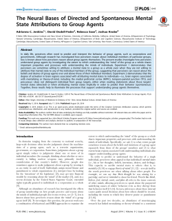 The Neural Bases of Directed and Spontaneous Mental