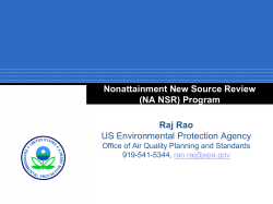 Nonattainment New Source Review (NA NSR)