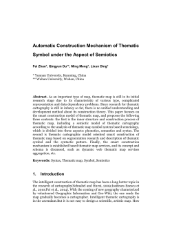 Automatic Construction Mechanism of Thematic Symbol under the