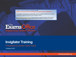 Preparing for the exam www.keenpac.co.uk