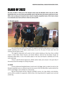 2022 AAU Preview - Memphis Basketball Association