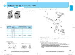 Die Mounted Cam Unit General Description of CMSD