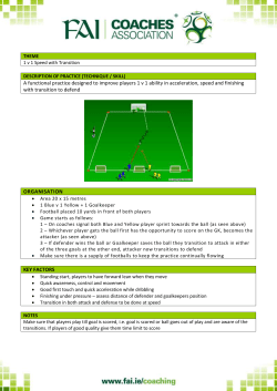 1 v 1 Speed with Transition