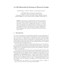 A 2.5D Hierarchical Drawing of Directed Graphs