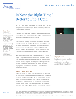 Is Now the Right Time? Better to Flip a Coin