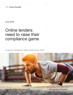 Online lenders need to raise their compliance game