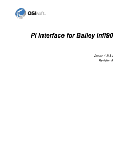 PI Interface for Bailey Infi90