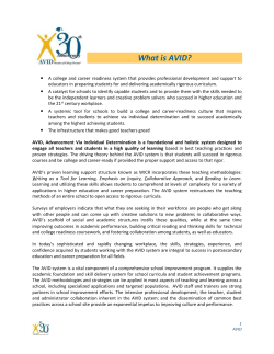 AVID Professional Development for Site Teams, Teachers