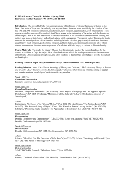 EL 592 Course Syllabus