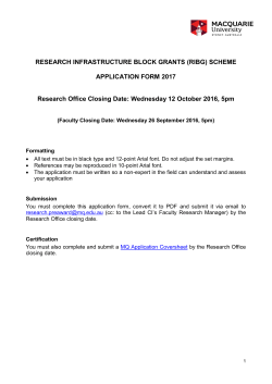 Faculty Research Managers