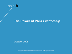 The Power of PMO Leadership