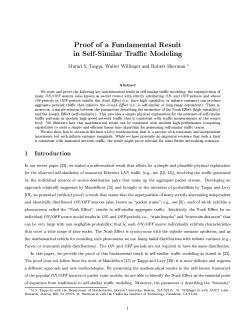 Proof of a Fundamental Result in Self