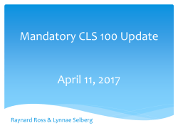 ACT Cut Score Policy 8.27