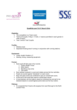 QuadKids - Athletics - TeamSheets - Score