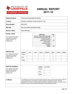 annual report - University of Louisville
