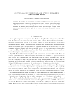 Monte Carlo Bounds for Game Options Including Convertible Bonds